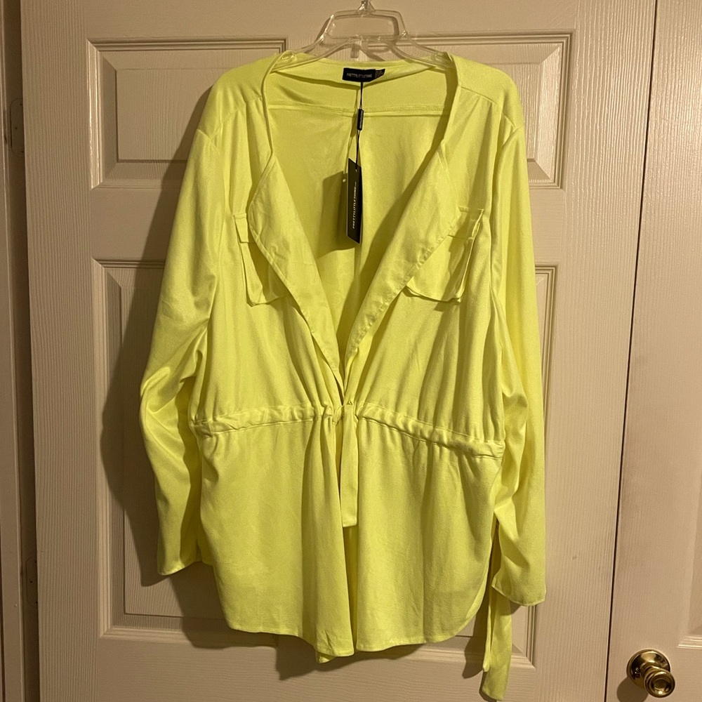 Lime Cardigan